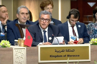 رئيس الحكومة، السيد عزيز أخنوش، يمثل جلالة الملك نصره الله، في أشغال المؤتمر الدولي حول خطة الاستجابة العاجلة للوضع الإنساني في غزة