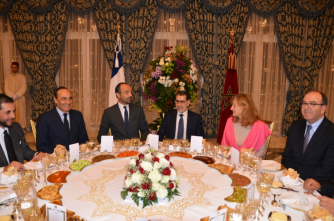 مأدبة عشاء التي أقامها جلالة الملك محمد السادس نصره الله على شرف الوزير الأول الفرنسي