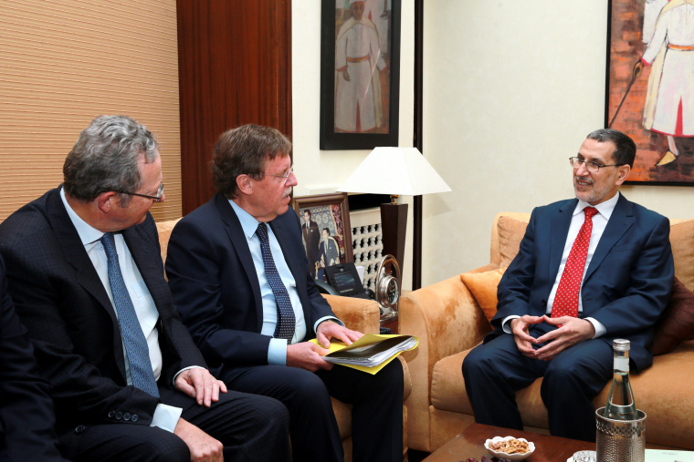 Saâd Eddine El Othmani reçoit à Rabat le président du parlement fédéral belge, M. Siegfried Bracke.jpg