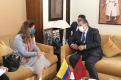 رئيس الحكومة يستقبل نائبة الرئيس ووزيرة العلاقات الخارجية بجمهورية كولومبيا