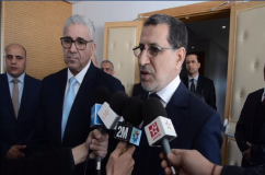 رئيس الحكومة يستقبل وزير الداخلية الليبي