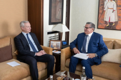 The Head of Government meets with the French Minister of Economy, Finance, and Industrial and Digital Sovereignty