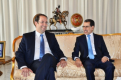 السيد سعد الدين العثماني يستقبل رئيس الحكومة التونسية
