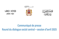 Round du dialogue social central – session d’avril 2025 (Communiqué de presse)