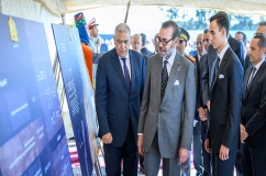 جلالة الملك يعطي انطلاقة إحداث منصة المخزون والاحتياطات الأولية لجهة الرباط- سلا- القنيطرة، تجسيد للنموذج المغربي في الصمود في مواجهة الكوارث